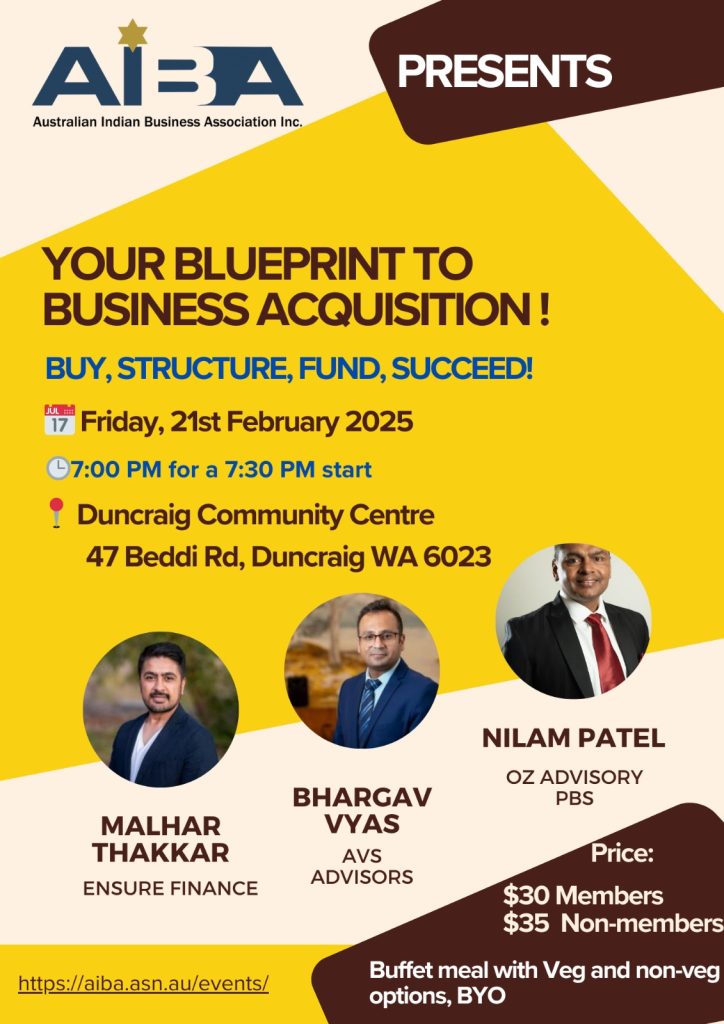Your blueprint to business acquisition - AIBA